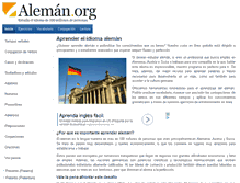 Tablet Screenshot of aleman.org